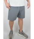 Short Bermuda Tactel Elastano Extra Grande Plus size Grafite